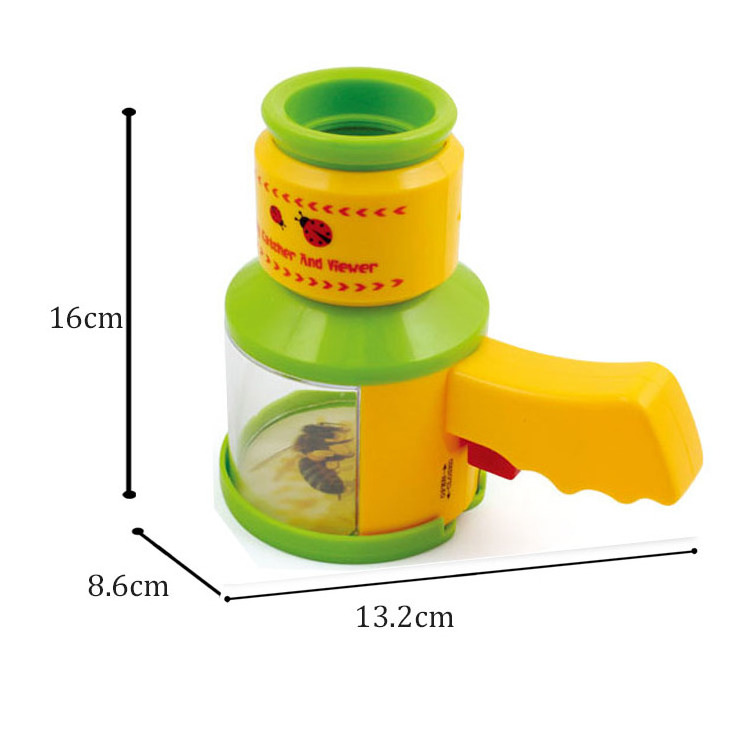 Educational Toy funny game Outdoor Explorer Kit With Insect Containers Bug catcher and viewer magnifier insect box toy