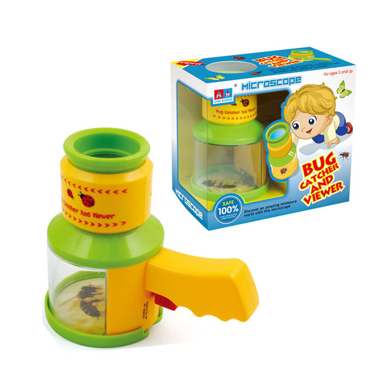 Educational Toy funny game Outdoor Explorer Kit With Insect Containers Bug catcher and viewer magnifier insect box toy