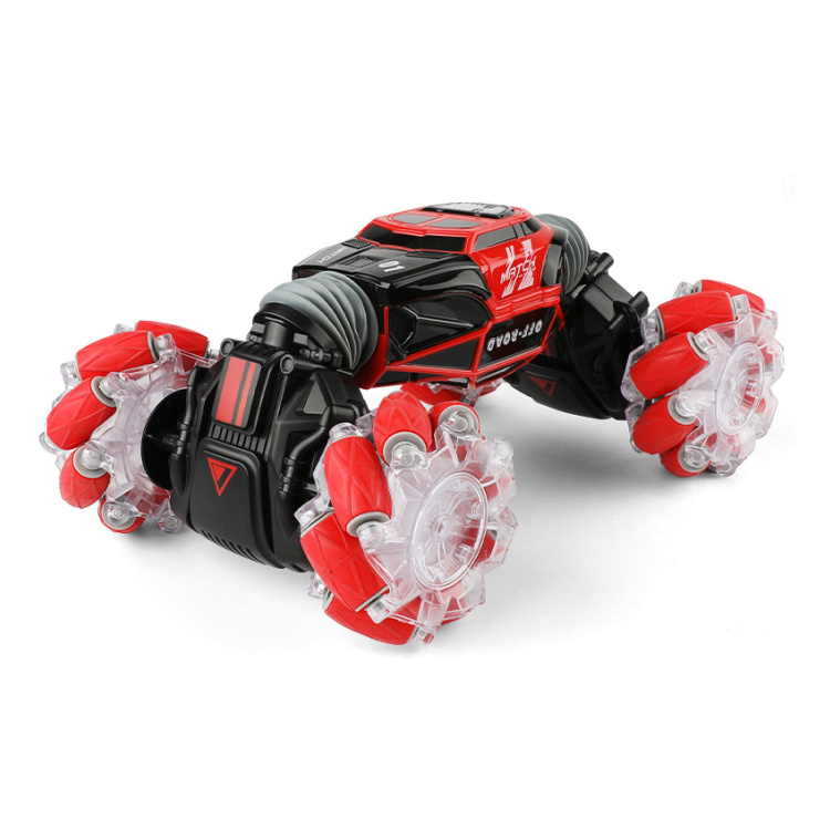 2.4G RC double side Stunt Car with remote control and 360 degree rotating hand control