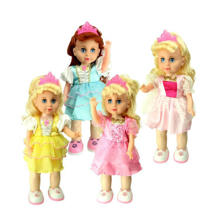 plastic remote control lovely dancing doll toys for kids gift