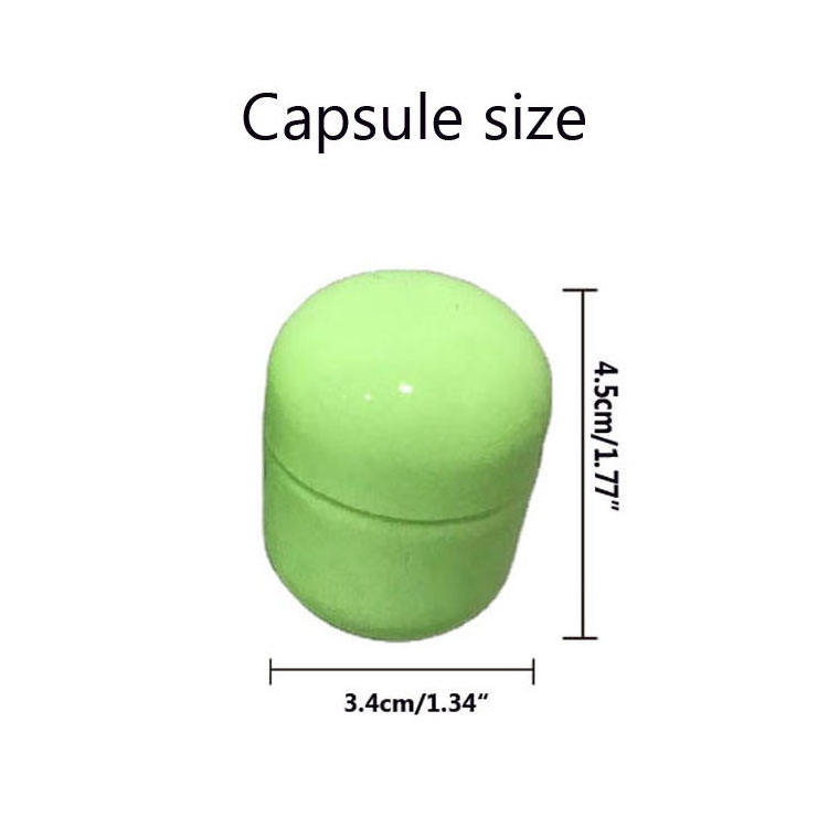 Wholesale toy vending machine healthy material plastic capsules gift packaging container capsule toy