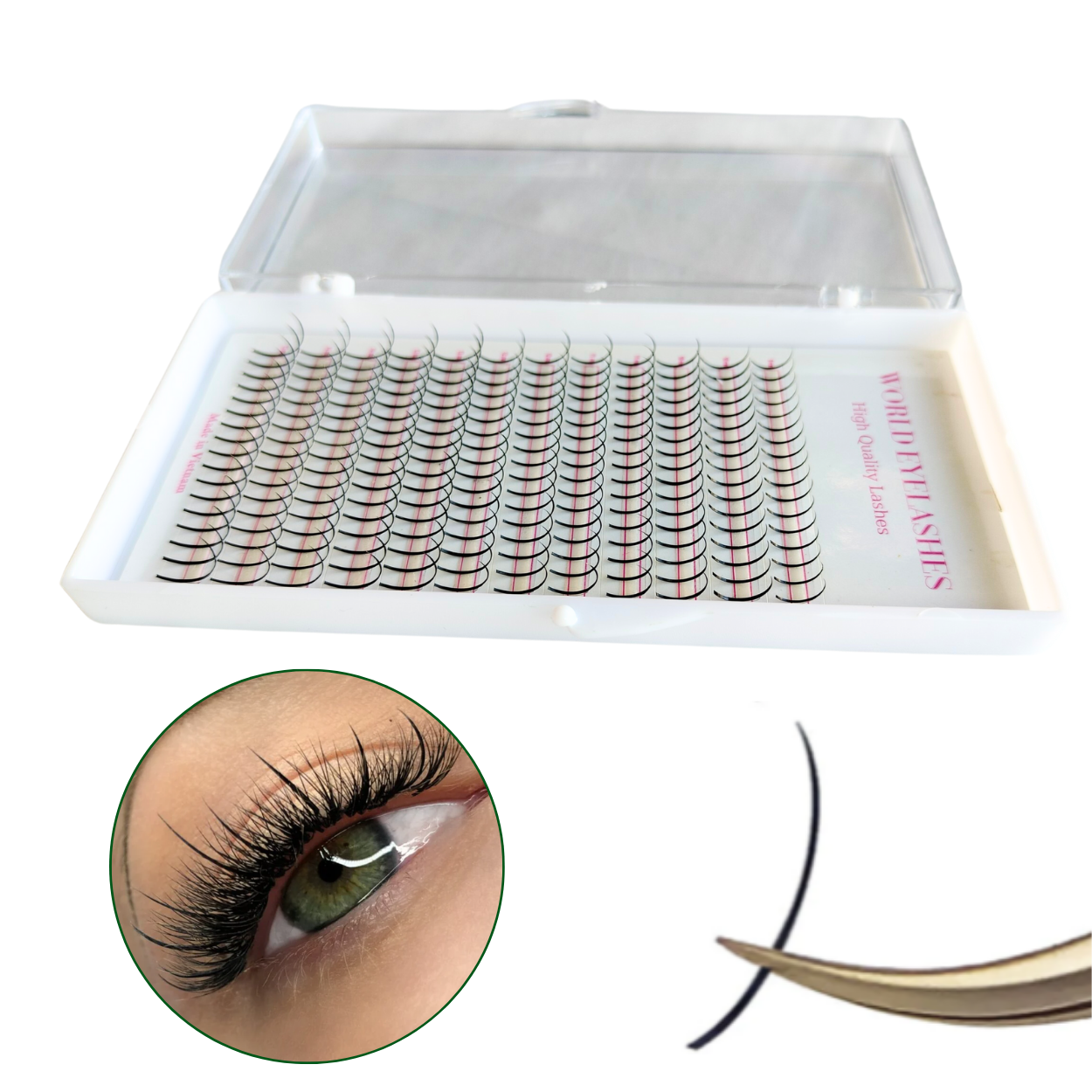 12 Lines Wispy Mink Spike Lash Fan Eyelash Extension 2023 New Product 0.07mm Volume Individual Lashes 7mm to 18mm Best Selling