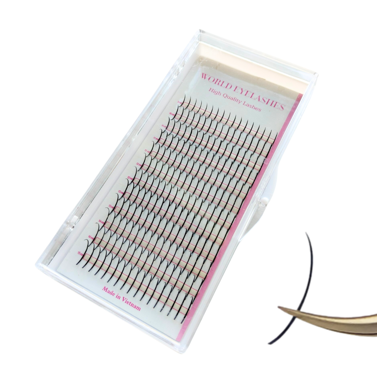 12 Lines Wispy Mink Spike Lash Fan Eyelash Extension 2023 New Product 0.07mm Volume Individual Lashes 7mm to 18mm Best Selling