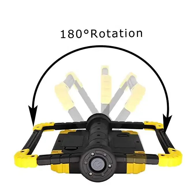 Outdoor Portable  Work light 360 Adjustable Flashlight 2*10W COB LED Household Camping Hiking Car Flood light