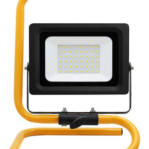 LED Construction Spotlight  20WPortable Work Light with Plug IP65 Waterproof Outdoor Flood Light 2000LM/6500K