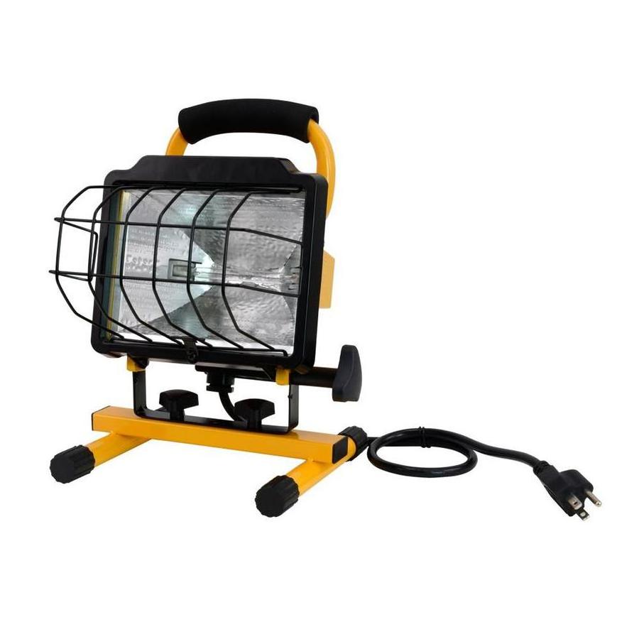 Portable Floodlight Spot Lamp Garden Indoor Outdoor Powerful Light Single Fixture Handheld 150W Work Light Halogen Lamp