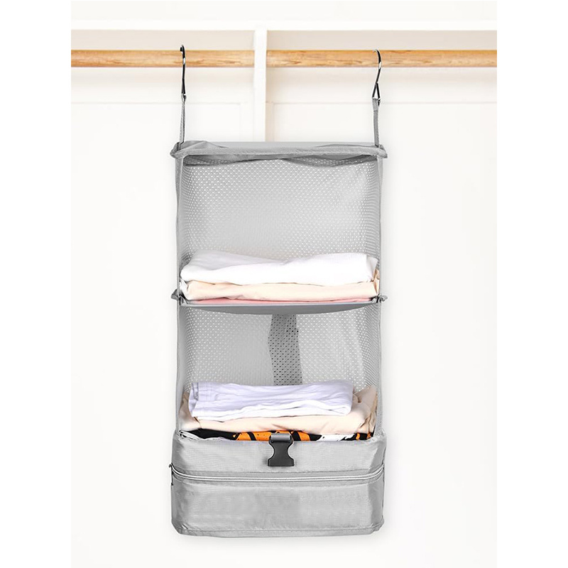 waterproof oxford Hanging storage bag breathable fabric Hanging Travel Organizers Bag foldable Luggage Organizer for Suitcase