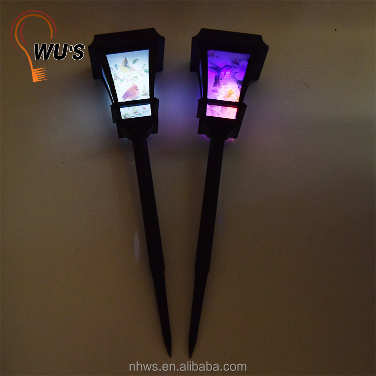 Hot selling Solar waterproof landscape led lights decoration outdoor stake light