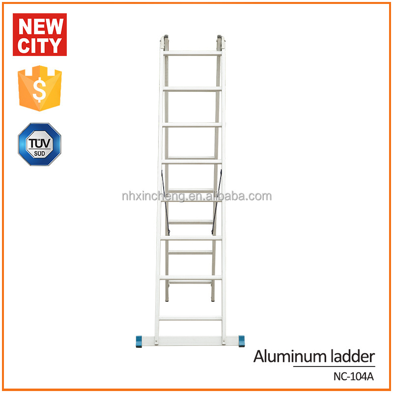 Used for fruit picking aluminium alloy construction ladder folding ladder Folding aluminum ladder for