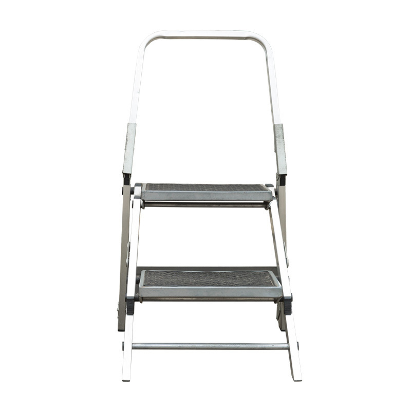 High Quality Folding Kitchen Ladder with 2 Steps Stainless steel portable step ladder Aluminum Ladder