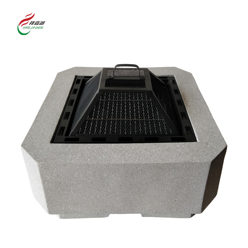 Factory Wholesale Portable Table Top Mini Concrete Fire Pit Bio Ethanol Alcohol Burner Fireplaces