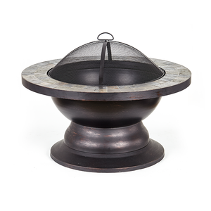 Squadra fire basket steel foldable fire bowl pit cast iron fire pit