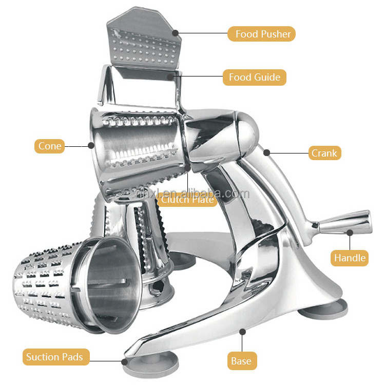 Handy Vegetable Chopper Hand Crank Processor Chops Onion,Nuts,Fruits,Chilli Grinder Cutter with Waffle Maker