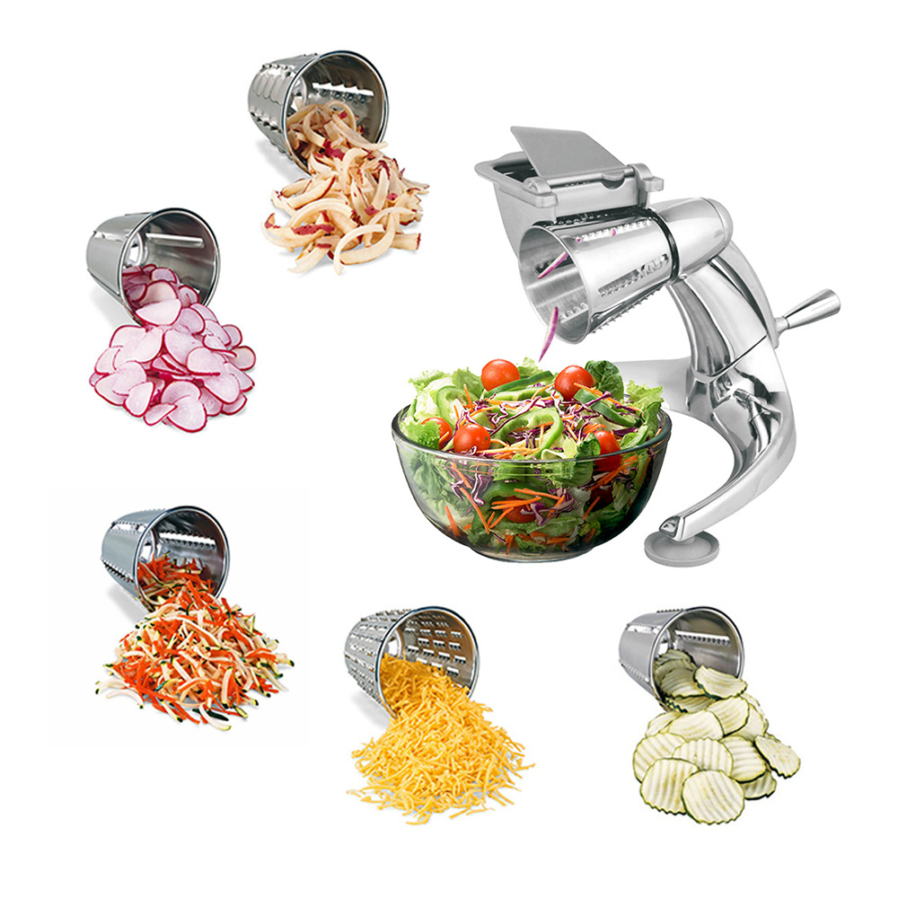 Hot Sell Salad Food Processor  aluminium alloy salad maker fruit and vegetable cutter tools kitchen gadgets wholesale