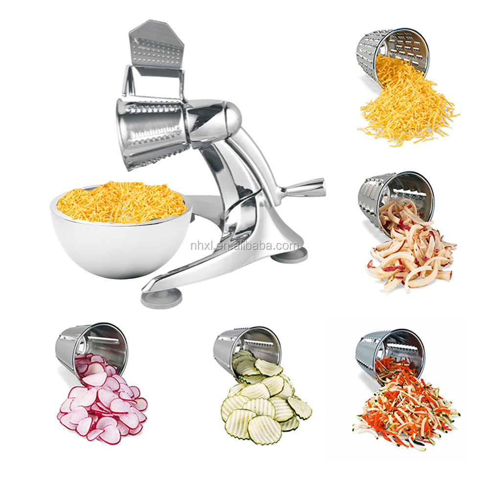 Handy Vegetable Chopper Hand Crank Processor Chops Onion,Nuts,Fruits,Chilli Grinder Cutter with Waffle Maker