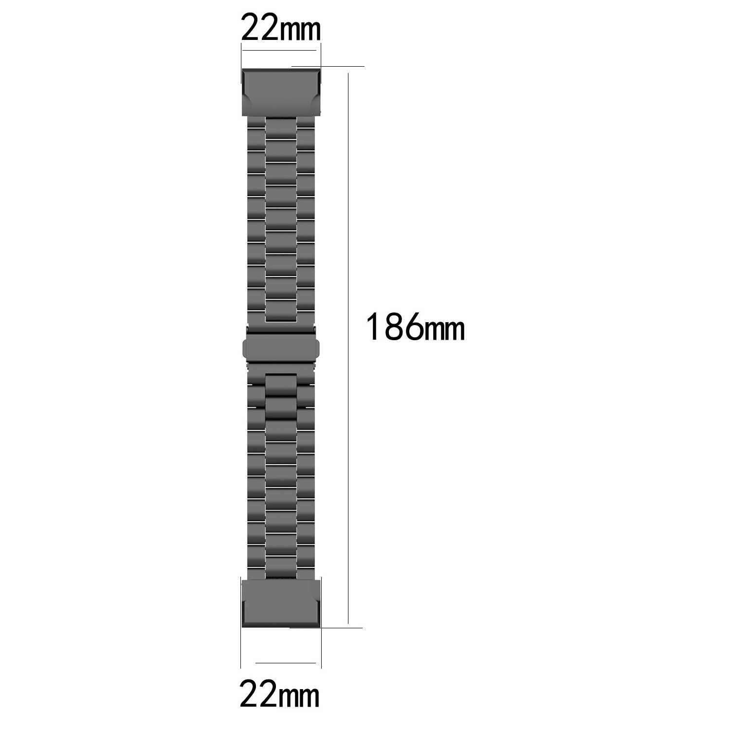 Stainless steel mesh 22mm watch band for smartwatch garmin fenix6 fenix 6