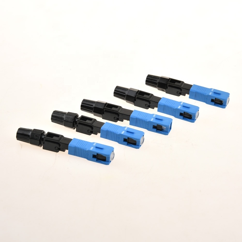 China supplier lowest price SC/FC/ST/LC/MU free samples FTTH simplex SC UPC fast fiber optic Connector