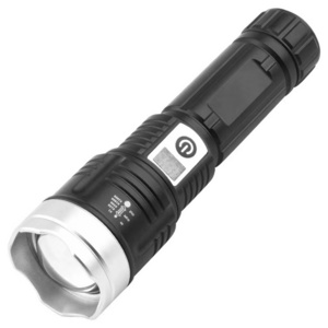 Hot white laser flashlight strong rechargeable outdoor ultra bright long shot home can zoom LED portable