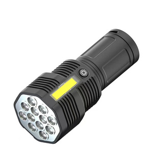 New Super Bright Linterna Strong Mini Pocket Led Sos Flashlight Magnetic Rechargeable Cob Led Edc Flashlight