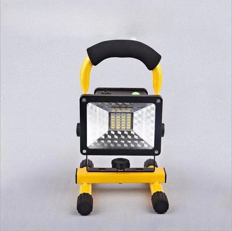 High lumen LED Construction Spotlight Portable Floodlight Construction Lamp  LED Work Light IP65 Construction Site Spotlight