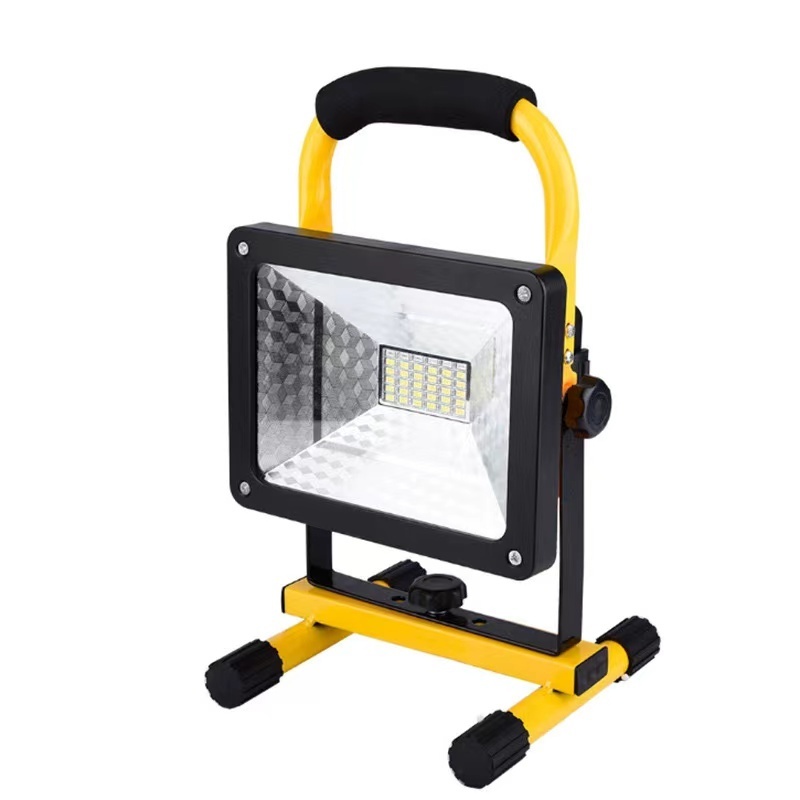 High lumen LED Construction Spotlight Portable Floodlight Construction Lamp  LED Work Light IP65 Construction Site Spotlight