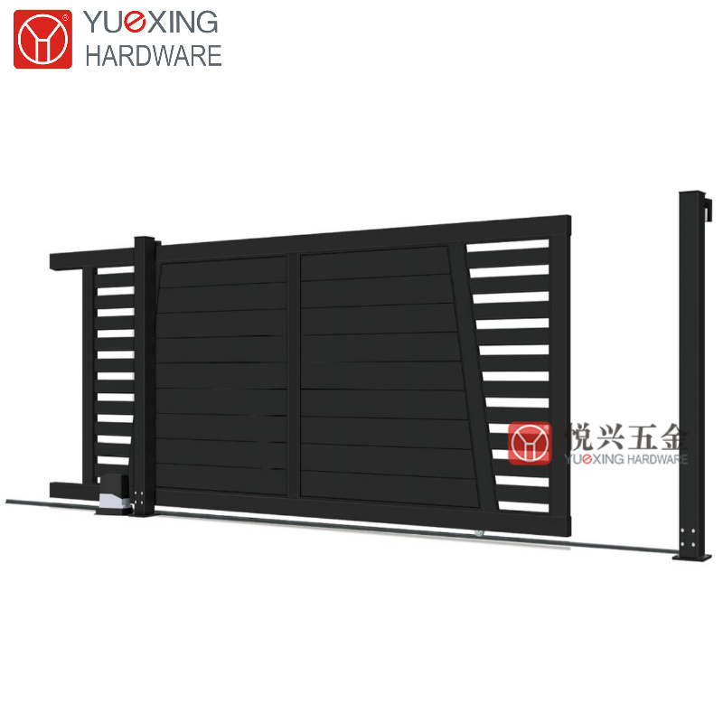 simple design house customizable entrance aluminum gate easy installed Sliding gate