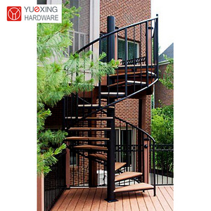 Spiral Staircase with Wrought Iron Railing: Classic and Timeless Charm