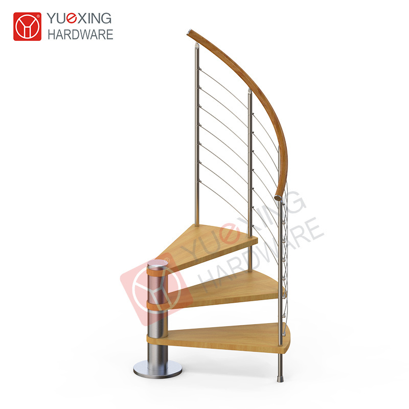 Spiral Staircase with Wrought Iron Railing: Classic and Timeless Charm