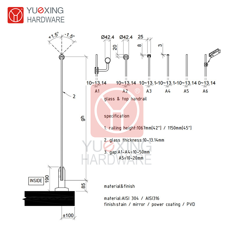 Easy Install Glass Spigot Railing Kit: Enhance Safety and Aesthetic Appeal in Your Property