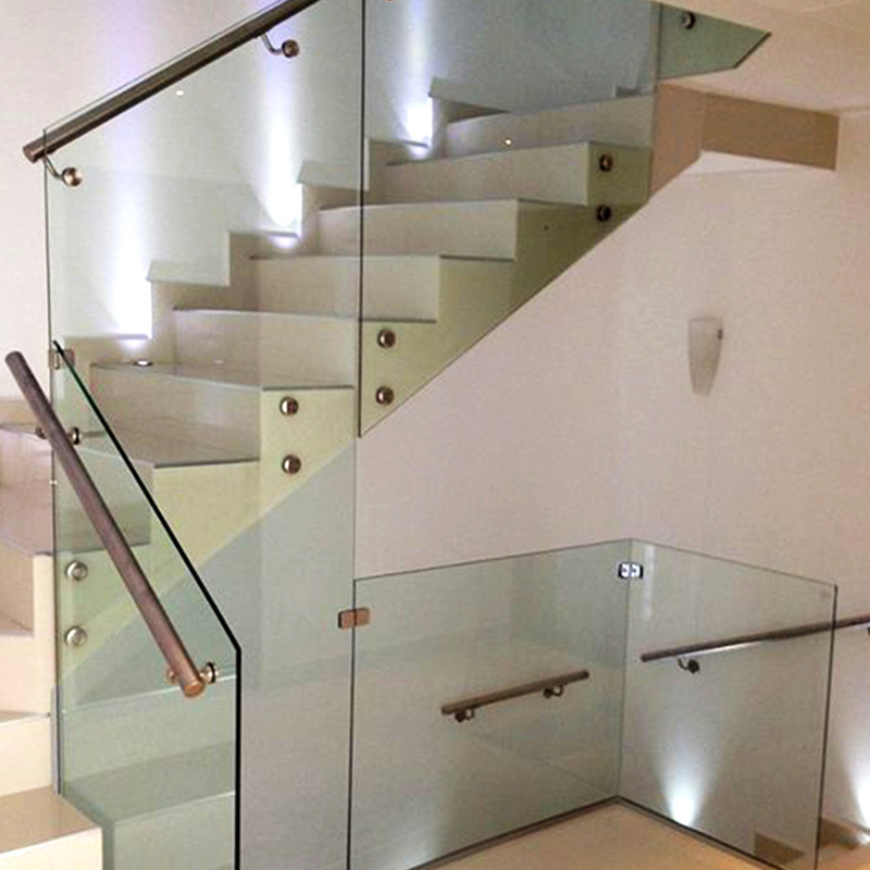 New Design Balcony Frameless Balustrades Glass Railing Glass Fence Railing Stainless Steel Spigot Balcony Balustrade