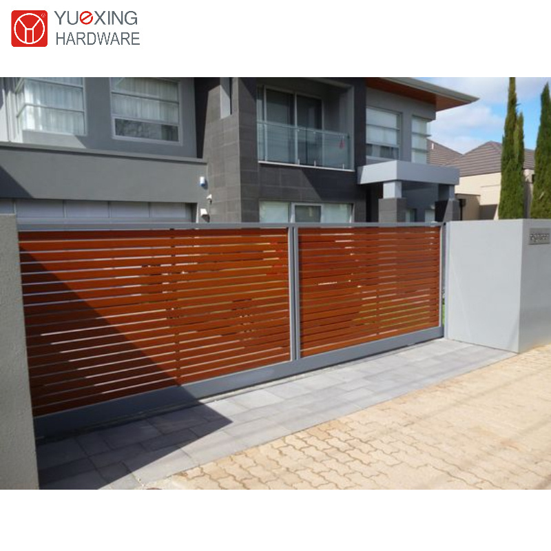 simple design house customizable entrance aluminum gate easy installed Sliding gate