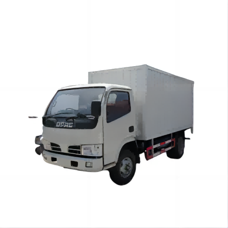 DONGFENG small cargo trucks 4-5 ton right hand drive lorry box truck for sale