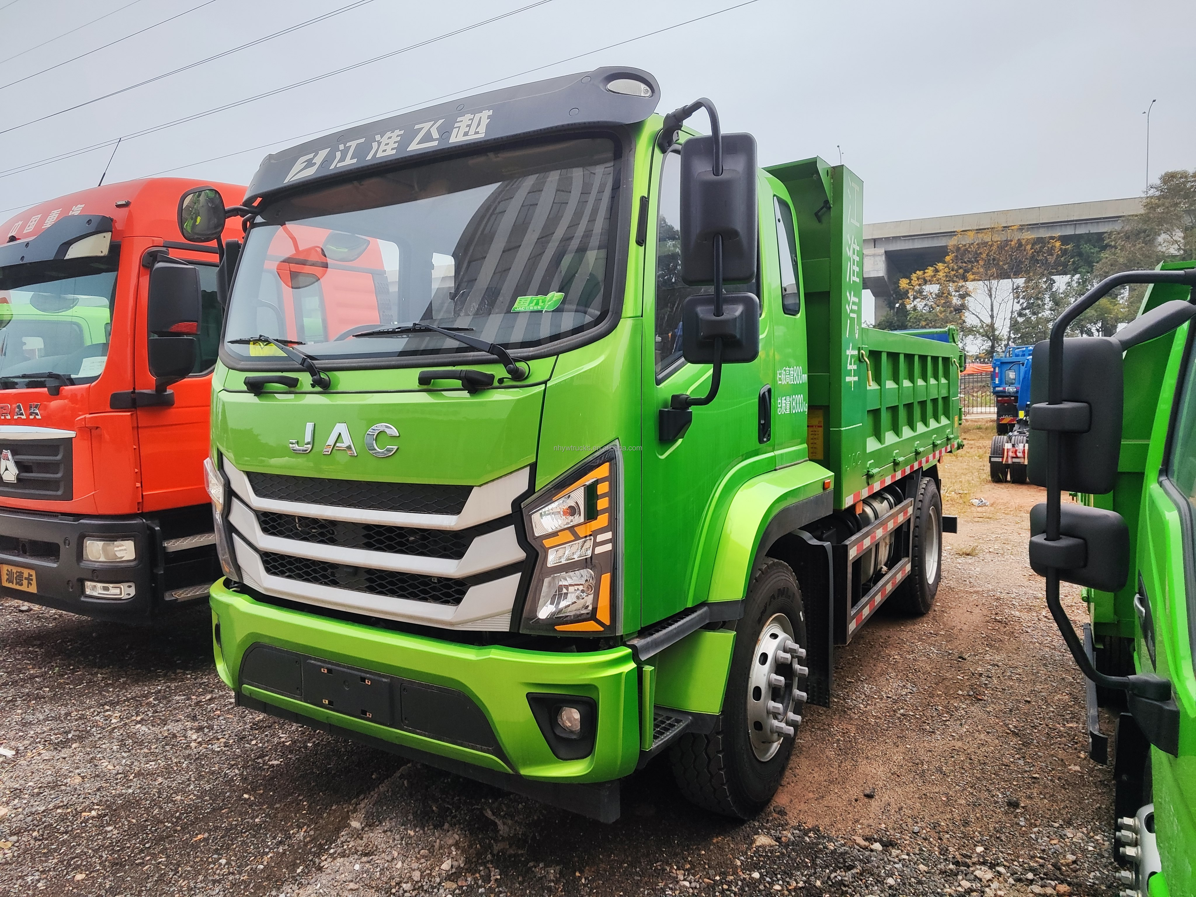 China Factory Price New JAC Brand Plate Cargo Truck JAC Feiyue 4*2 Dump Truck Tipper Truck with 5 Tons Loading Capacity For Sale