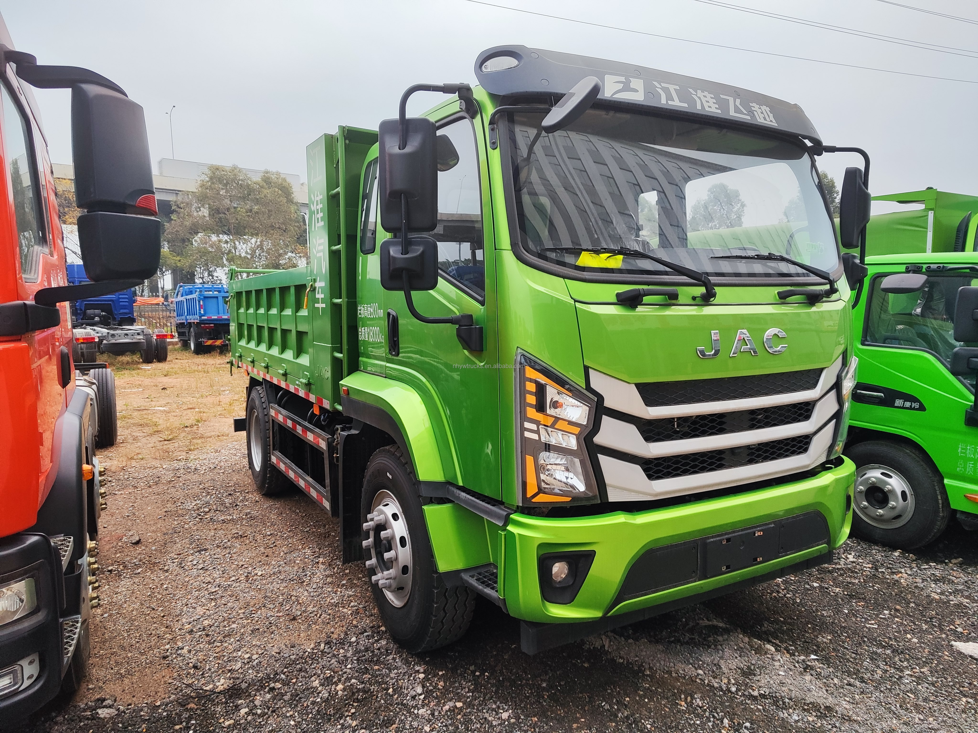 China Factory Price New JAC Brand Plate Cargo Truck JAC Feiyue 4*2 Dump Truck Tipper Truck with 5 Tons Loading Capacity For Sale