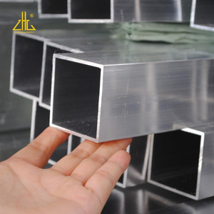 Rectangular Tubes Aluminium Square Tube 25x25 mm Thickness 2 mm in Aluminium