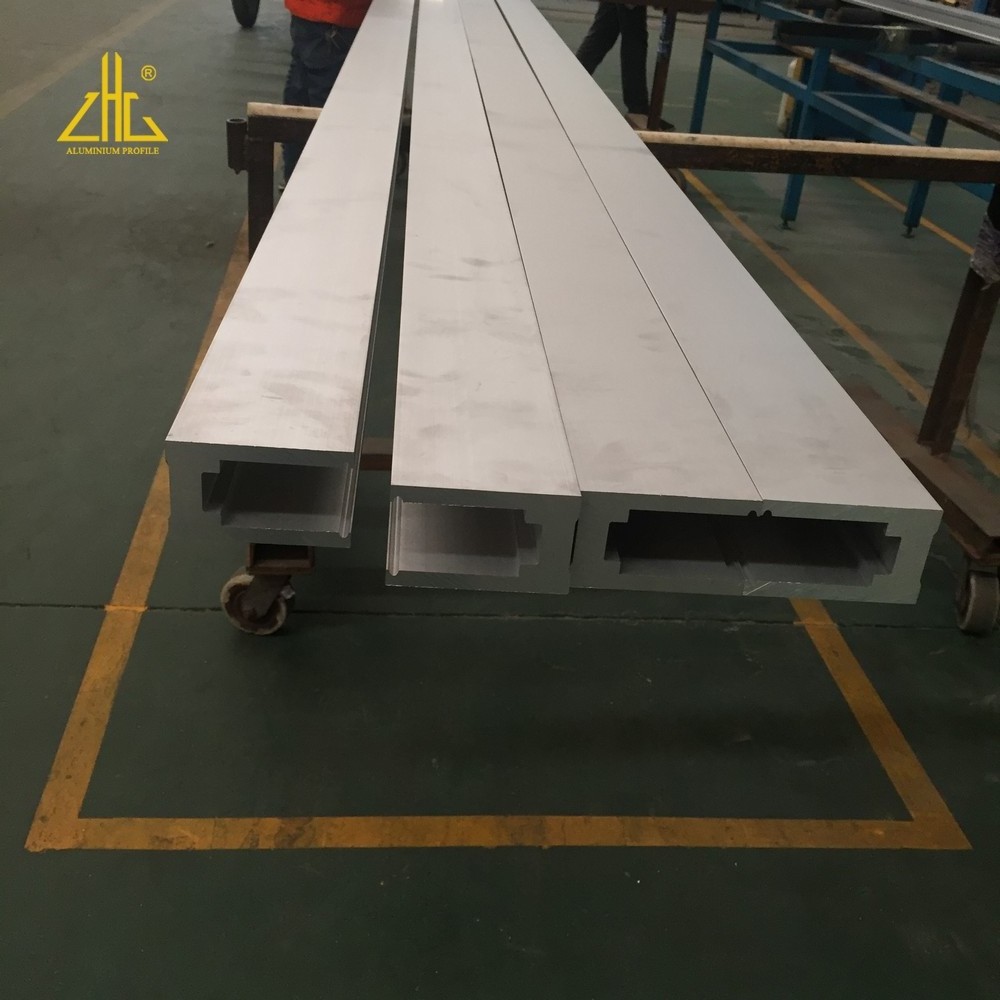 Aluminium Profile Glass Frame / 12mm 14mm 6mm Glass Aluminium Profile Channel / Railing