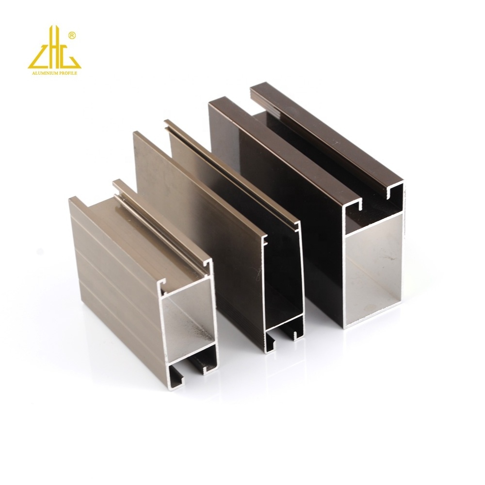 Aluminium Window Channel Making Materials ,  Aluminium Frame Sliding Glass Window Profile Factory Supplying