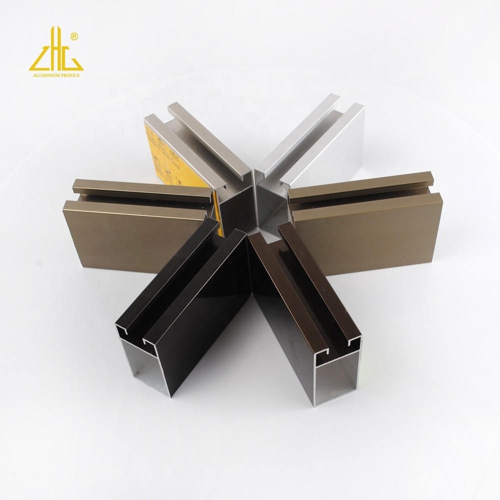 Aluminium Window Channel Making Materials ,  Aluminium Frame Sliding Glass Window Profile Factory Supplying