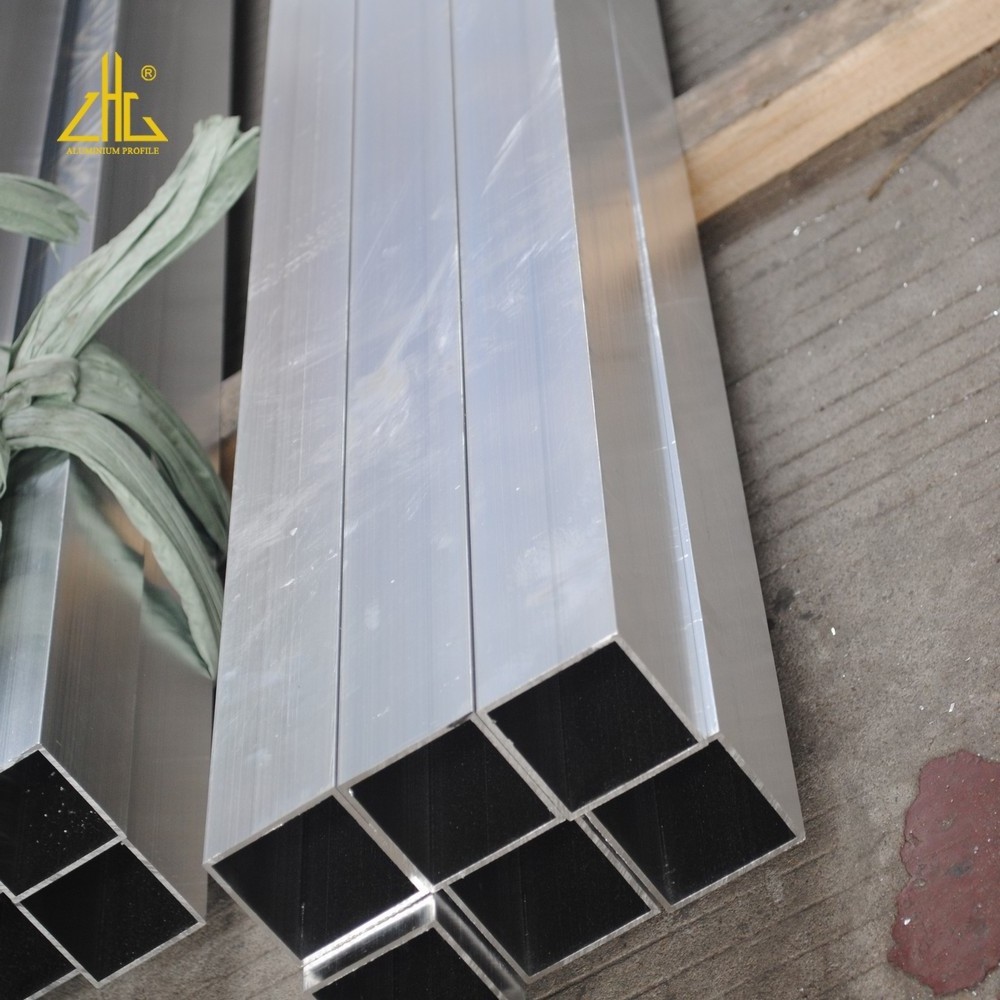 Rectangular Tubes Aluminium Square Tube 25x25 mm Thickness 2 mm in Aluminium