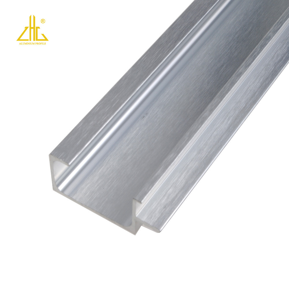 Aluminium profiles for kitchen door handle stainless steel brush surface