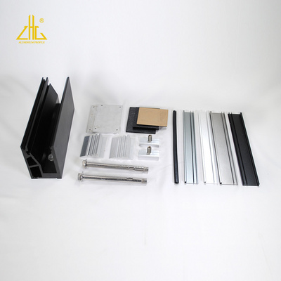 ZHONGLIAN Hight Quality Aluminum Balustrade Acrylic Stair Railing Balustrades Handrails Aluminum Handrail Profiles