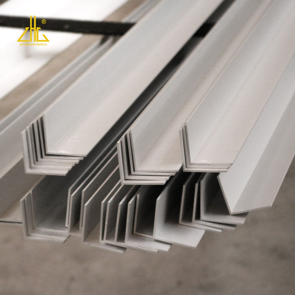 Zhonglian Manufacturer extrusion anodized window and door aluminum L angle profile for architecture