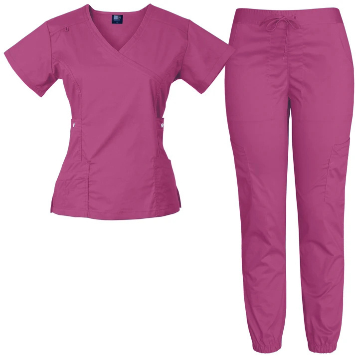 Custom Logo Surgical Nursing Uniform Sets Hospital Uniform Medical Nurse Scrubs Doctor Nurse Wholesale Women Scrub Set