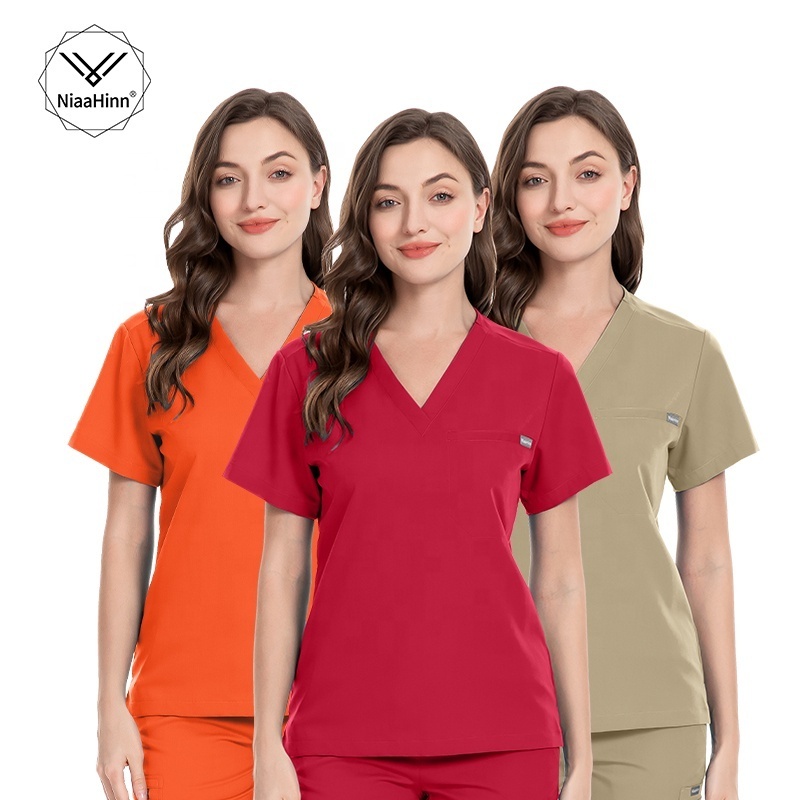 Hot Selling Short Sleeve Jogger Pants Medical Scrubs Uniforms Hospital Nursing Scrub Unisex Uniforms Men Women Nurse Scrubs Set