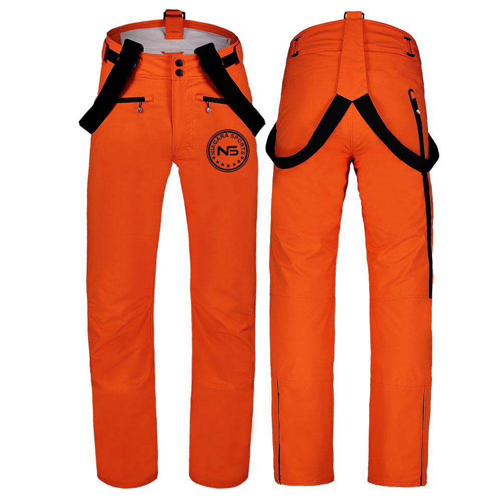 Mens ski pants High quality kids waterproof ski snow pants with detachable suspenders ski trouser pants for men & Women