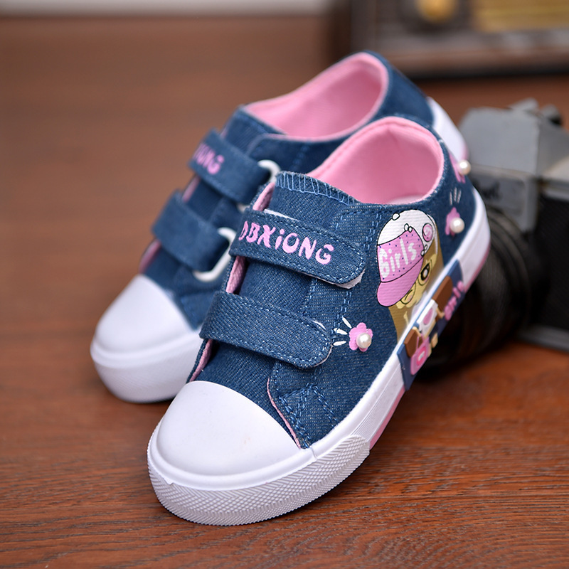 Nian OEM Wholesale Factory Cheap Girls Canvas Kids Shoes