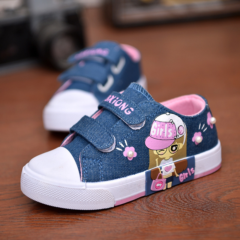 Nian OEM Wholesale Factory Cheap Girls Canvas Kids Shoes