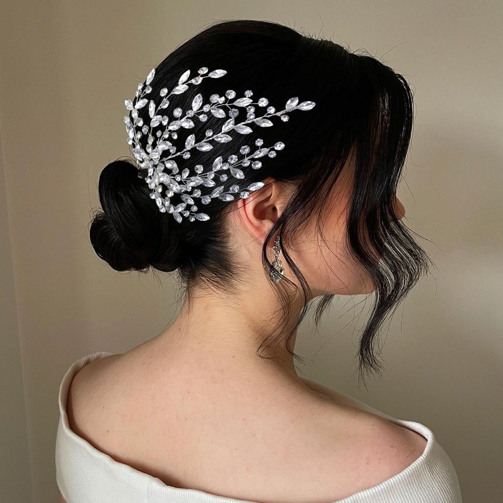 Bridal Hair Accessories Luxury Rhinestone Hair Bands Bridal Wedding Headpieces with Diamonds