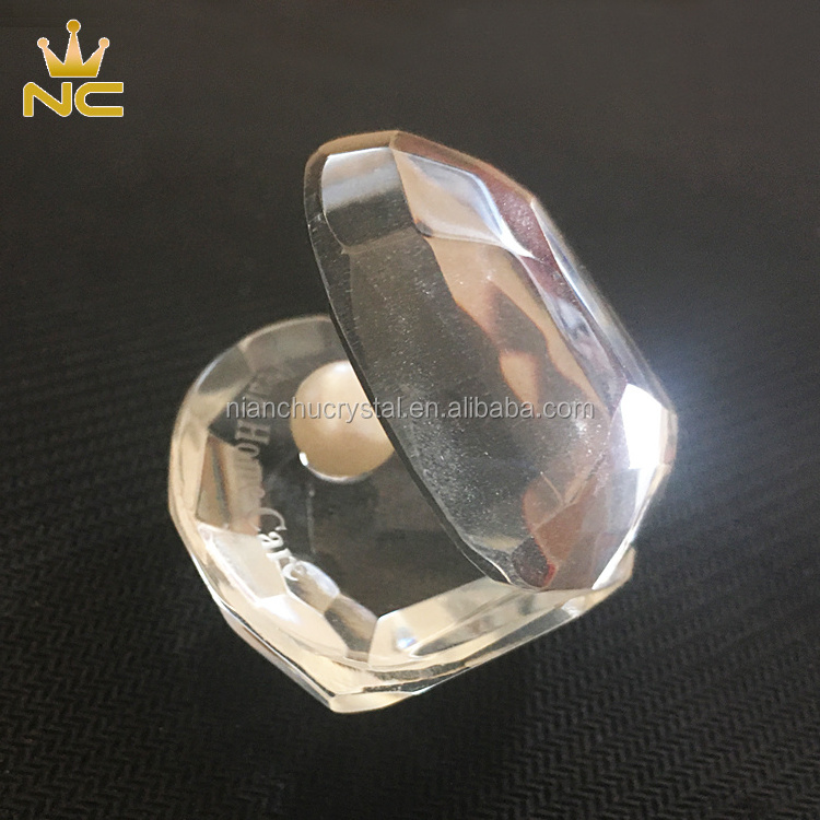 Pearl Oyster Crystal Glass Sea Shells Wedding Souvenirs For Guests Crystal