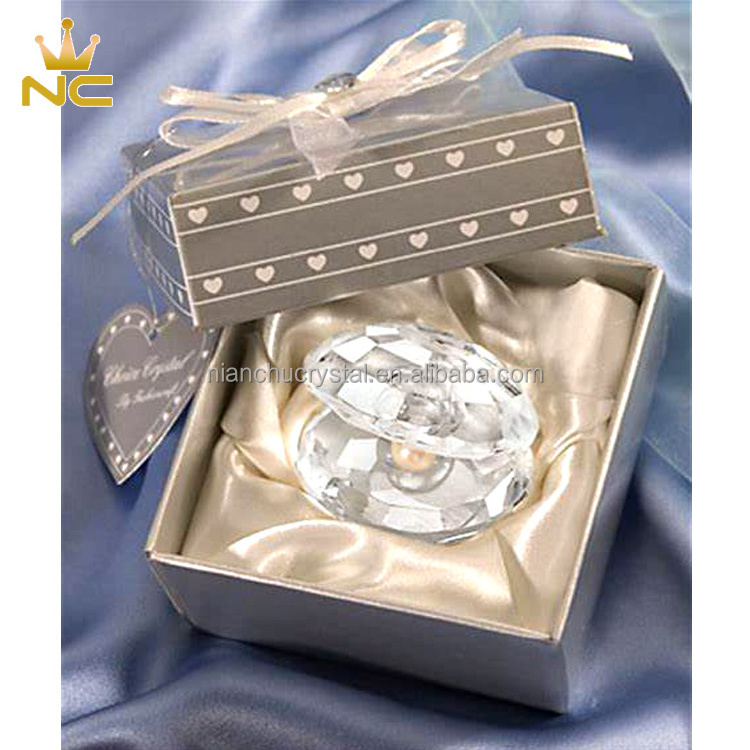 Wedding souvenirs Guests Glass Sea Shell Crystal Oyster With Pearl